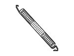 51247430614 - Body: Tension Spring for BMW: 330e, 330e xDrive, 330i, 330i xDrive, M3, M340i, M340i xDrive Image