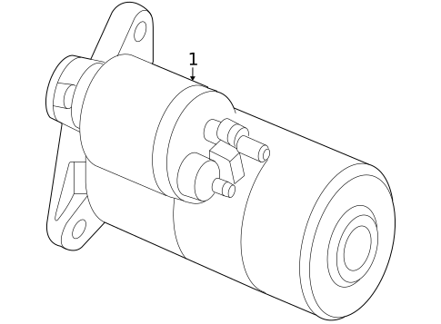 Starter & Related Components for 2007 Pontiac Solstice #0