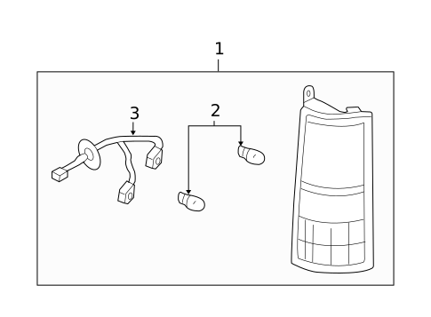 Lighting - Exterior for 2017 GMC Savana 2500 #1