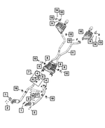 68072213AD - Exhaust: Exhaust Extension Pipe for Dodge: Durango | Jeep: Grand Cherokee, Grand Cherokee WK Image