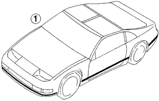 9904230P25 - : Stripe Tape for Nissan Image