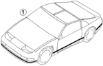 9903230P25 - Body: Stripe Tape for Nissan: 300ZX Image
