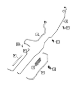 57008561AA - Fuel and Accelerator Pedal: Fuel Vapor Tube for Mopar Image