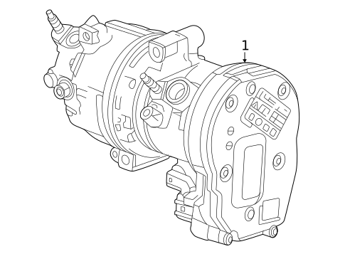 A/C Clutch & Compressor for 2024 Acura ZDX #0