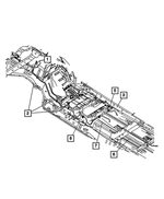 4809245AA - Fuel: Vapor Line Clip for Mopar Image