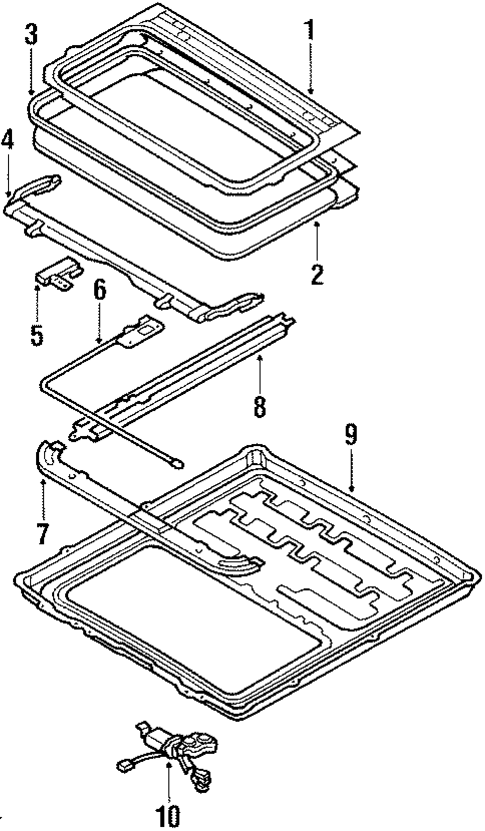 Sunroof for 1991 Toyota Corolla #0