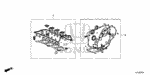 61105A0A00 - Engine: GASKET KIT, CYLINDER HEAD for Honda Image