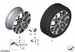 36106883002 - : Wheel, Alloy for BMW Image
