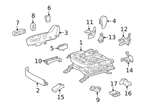 Tracks & Components for 2020 Lexus GX460 #1