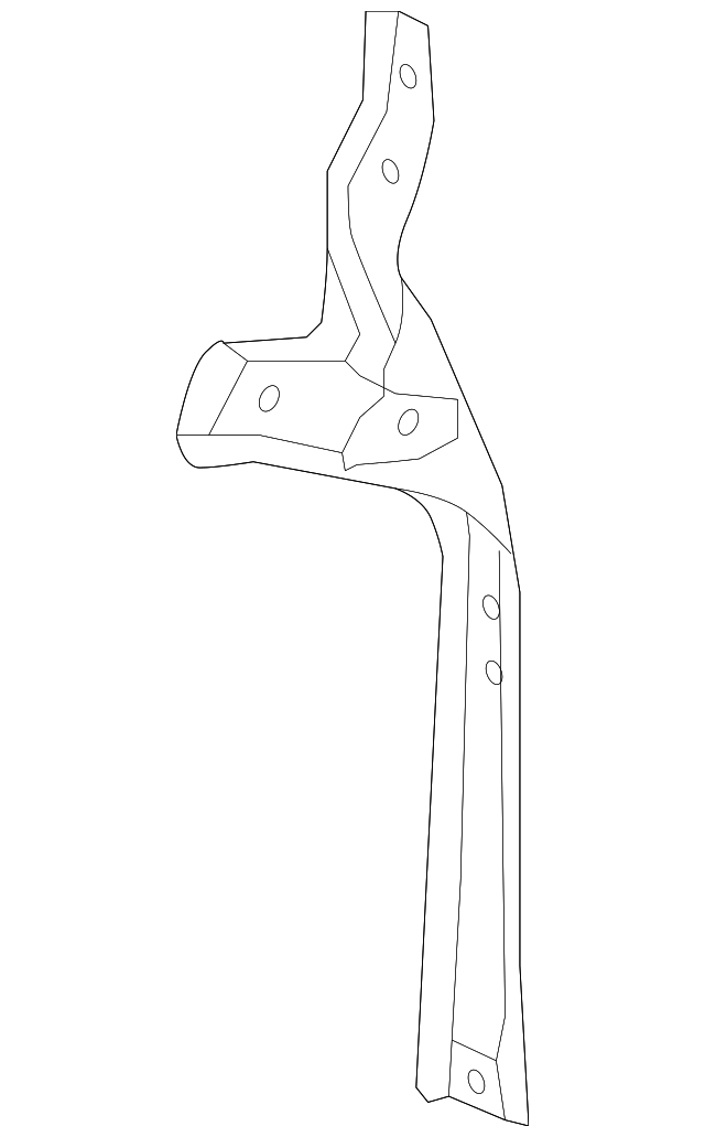 Front Bumper Cover Reinforcement For Toyota RAV4 2013-2015 - Steel Center Support, Replaces TO1041107