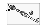 FTD62550XA - : Axle Assembly for Mazda: CX-3 Image