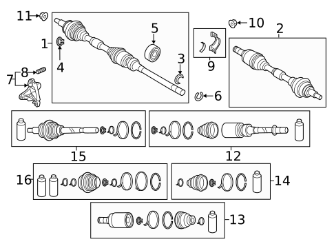 Drive Axles for 2021 Mazda CX-3 #0