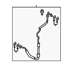 LR135857 - HVAC: Liquid Line for Land Rover: Range Rover, Range Rover Sport Image