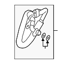 LR128623 - : A/C Refrigerant Suction Hose for Land-Rover Image