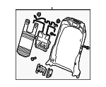 81126TJBA22 - Body: Seat Back Frame for Acura: MDX, RDX, TLX Image
