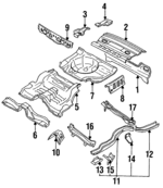 7943060U00 - Body: Side Extension for Infiniti Image