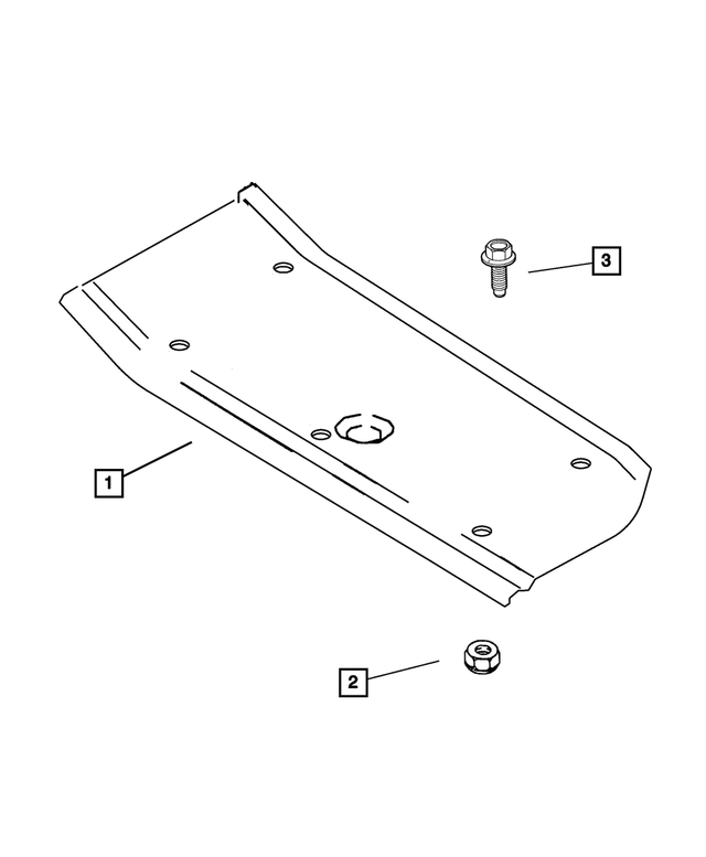 « 6036232AA – Exhaust : Tête Hexagonale Vis pour Mopar Image »