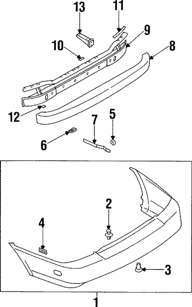 MR288200 - : Bumper Cover Clip for Mitsubishi Image