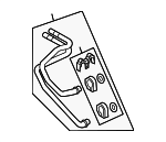 4H1898037 - HVAC: Pipe Kit for Audi: A6, A6 Quattro, A7 Quattro, A8 Quattro, RS7, S6, S7, S8 Image