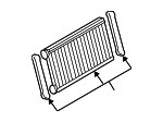 4H0898037 - HVAC: Heater Core for Audi: A6, A6 Quattro, A7 Quattro, A8 Quattro, RS7, S6, S7, S8 Image