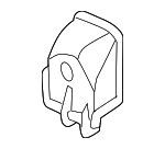 4H1820231 - HVAC: End Cover for Audi: A6, A6 Quattro, A7 Quattro, A8 Quattro, RS7, S6, S7, S8 Image