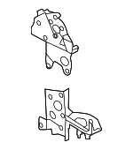 4H0898966 - HVAC: Adjust Motor Mount Kit for Audi: A6, A6 Quattro, A7 Quattro, A8 Quattro, RS7, S6, S7, S8 Image