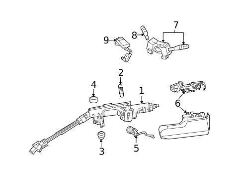 Anti-Theft Components for 2008 Chrysler Pacifica #0