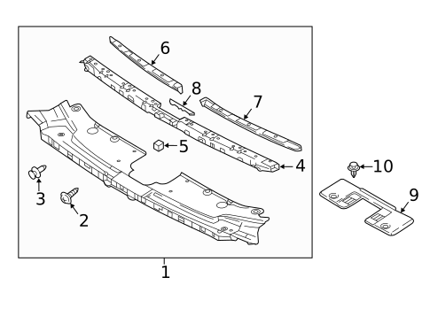 Grille & Components for 2018 Mazda CX-9 #2