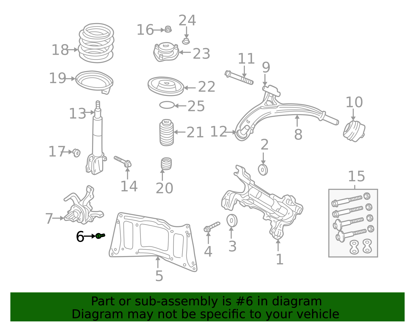 6504047 - Hex Nut-Coned Washer Nut And Washer | Mopar Parts Canada