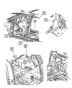 5109588AA - Body Sheet Metal Except Doors: Access Hole Plug for Mopar Image