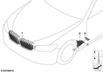 51125A0DFB4 - : Grille Front for BMW Image