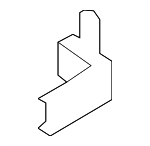 794403N000 - : Lower Hinge for Hyundai Image