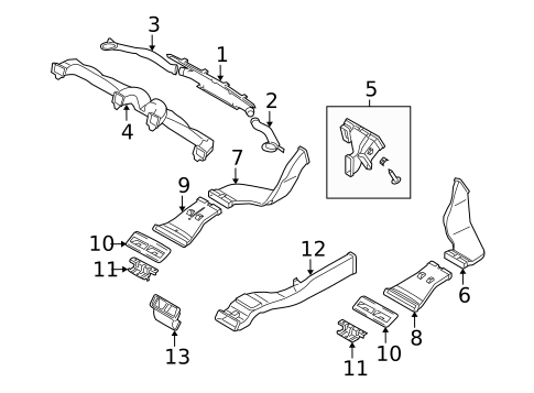 Ducts for 2007 Kia Amanti #0