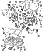 1EV481J3AA - Interior Trim: Rear Seat Back for Mopar Image