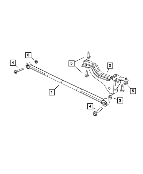 Rear Stabilizer Bar for 2012 Dodge Grand Caravan #0
