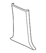 51438250933 - Body: Center Pillar Trim for BMW: 740i, 740iL Image