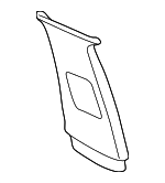 51432268961 - Body: Center Pillar Trim for BMW: 740i, 740iL, 750iL Image