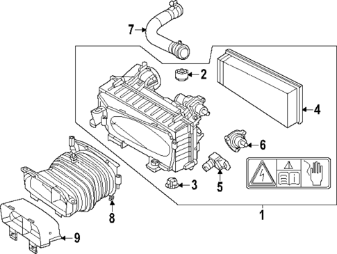 Air Intake for 2024 Mercedes-Benz GLS 580 #0
