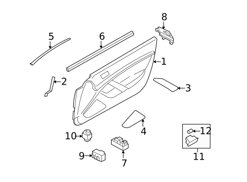 Mirrors for 2014 INFINITI Q60 #0