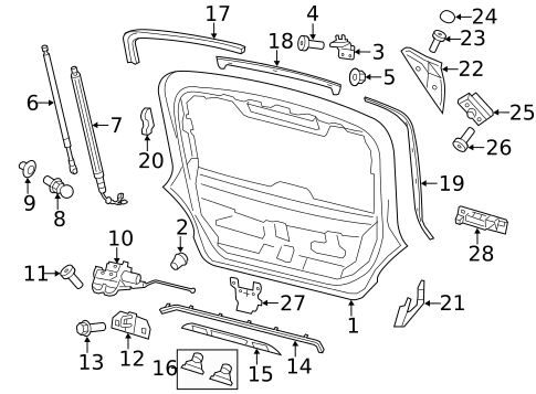 Gaskets & Sealing Systems for 2016 Porsche Panamera #0