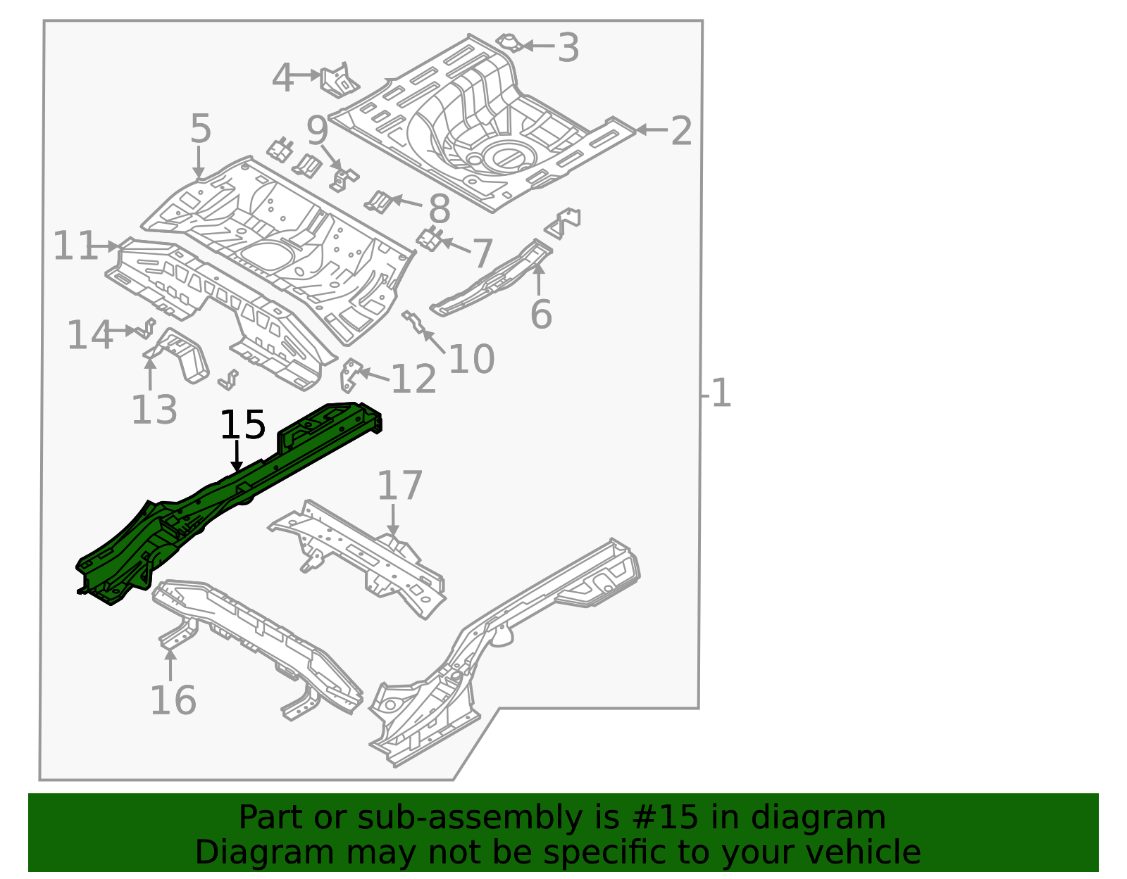Frame Side Member - Structural Chassis Support | AutoNation Parts
