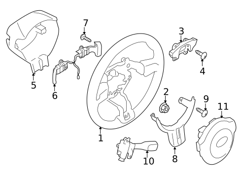 Steering Wheel & Trim for 2016 Scion FR-S #0