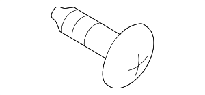 SU00304251 - : Steering Wheel Emblem Screw for Toyota Image