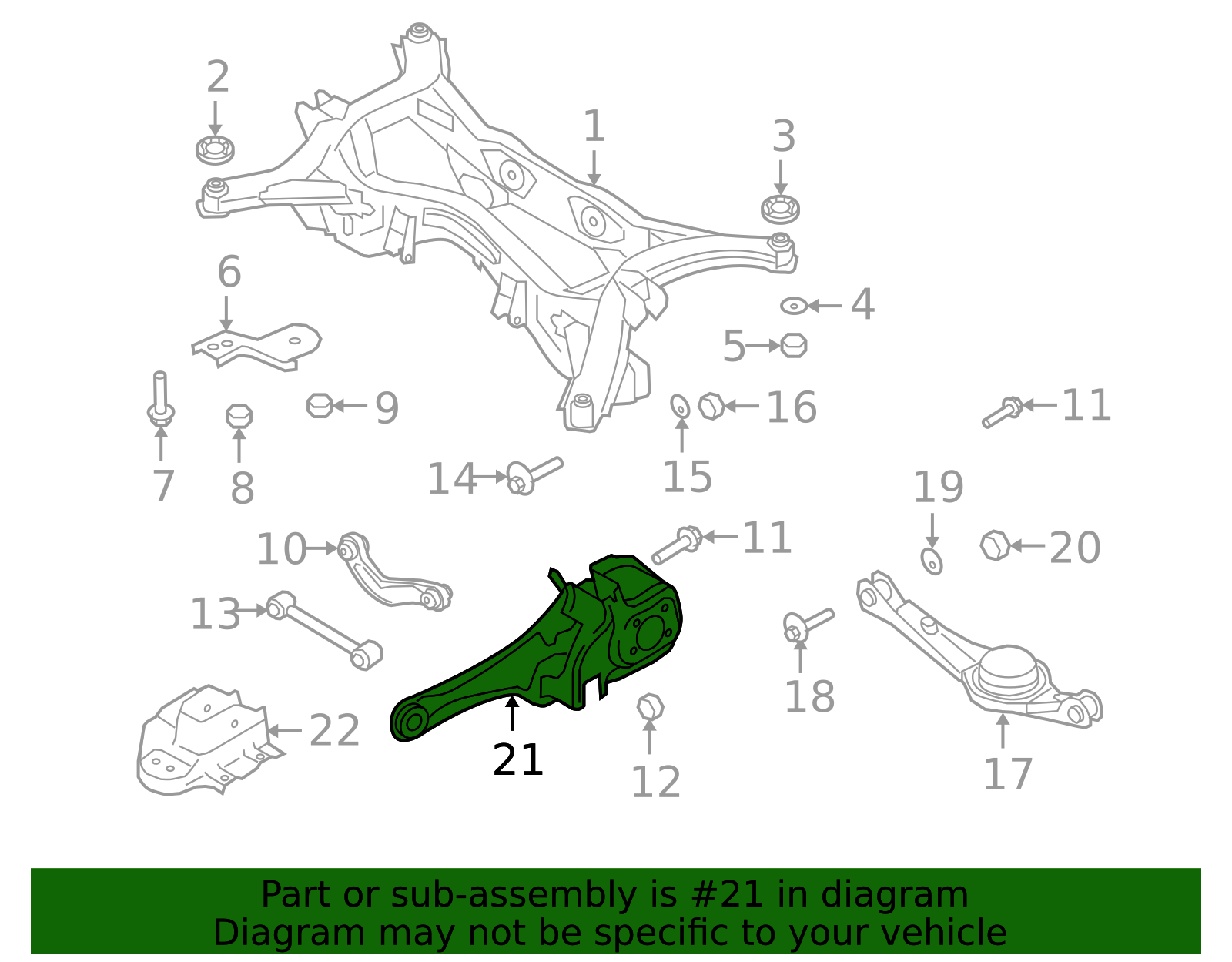 2007-2015 Mazda CX-9 Trailing Arm TD13-28-200C | OEM Parts Online