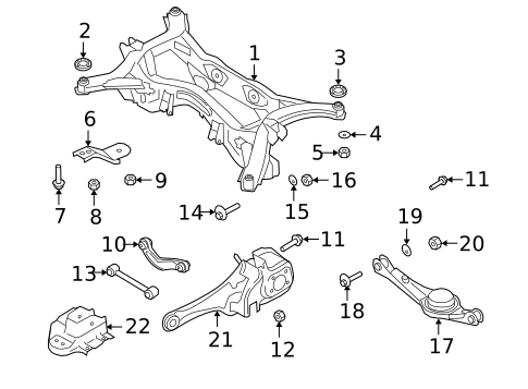 Rear Suspension for 2012 Mazda CX-9 #2