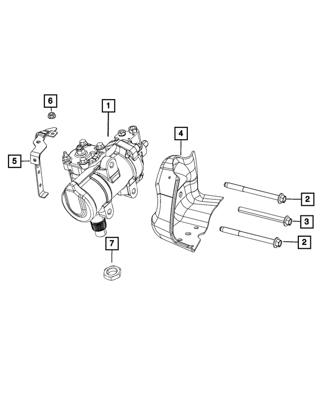 68575539AB - Steering: Power Steering Gear for Mopar Image image