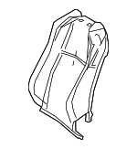 71552F4030 - Body: Seat Back Pad for Toyota: C-HR Image