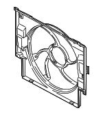 17425A53271 - Cooling System: Fan Shroud for BMW Image