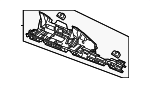 77105T20A01 - Body: Instrument Panel Trim Panel Bracket for Honda Image