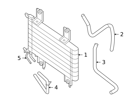 Oil Cooler for 2011 Suzuki Equator #0